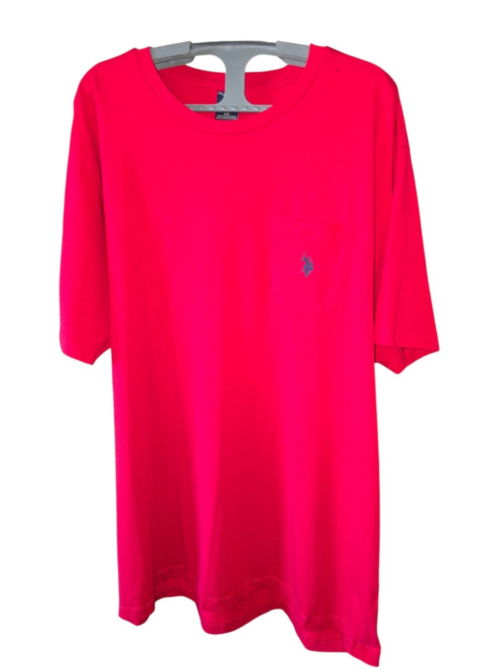 US Polo Association Red 100% Cotton Pocket Tee Size 2XL